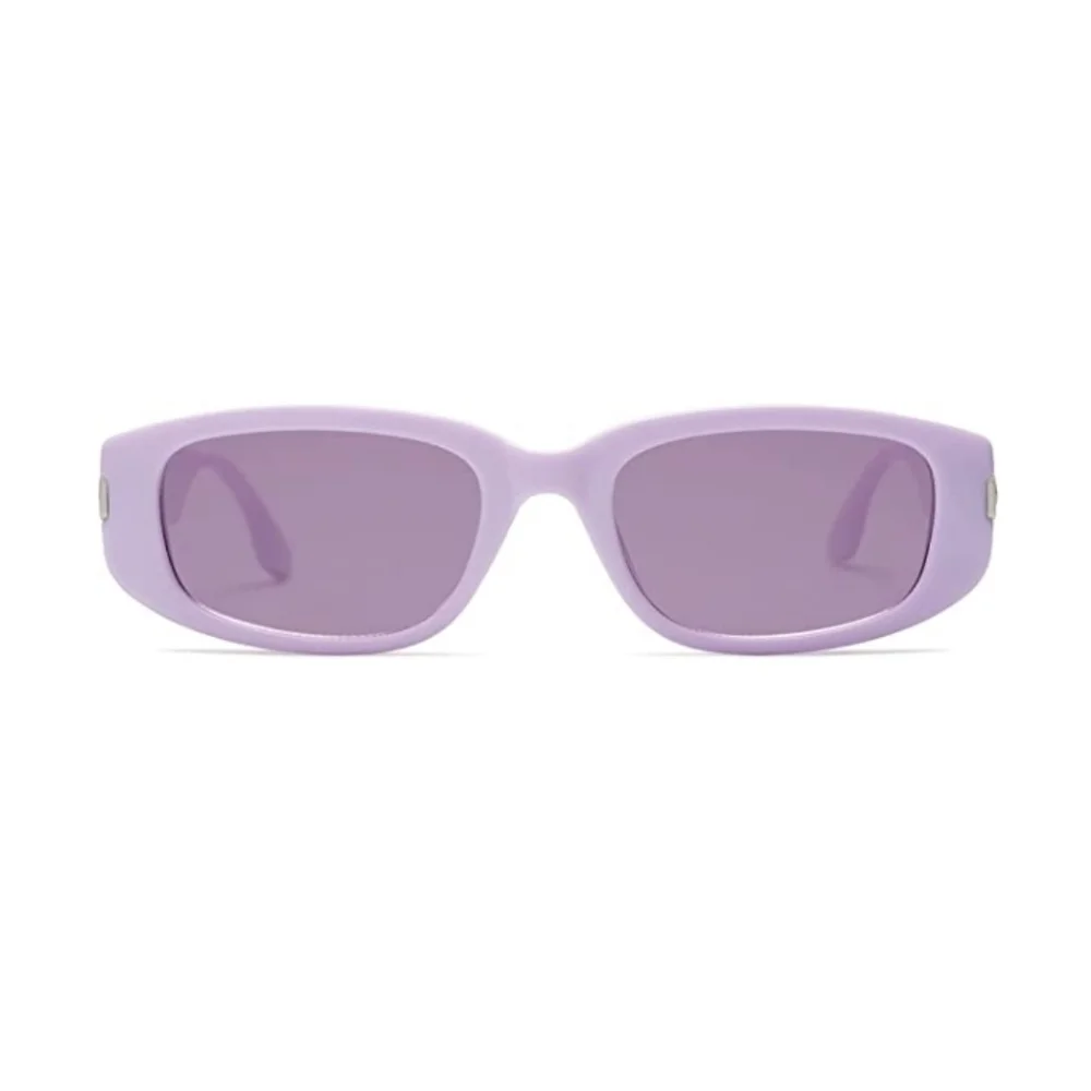 💫New Purple Classics Rectangle Sunglasses Womens Mens Retro Vintage - Picture 2 of 4
